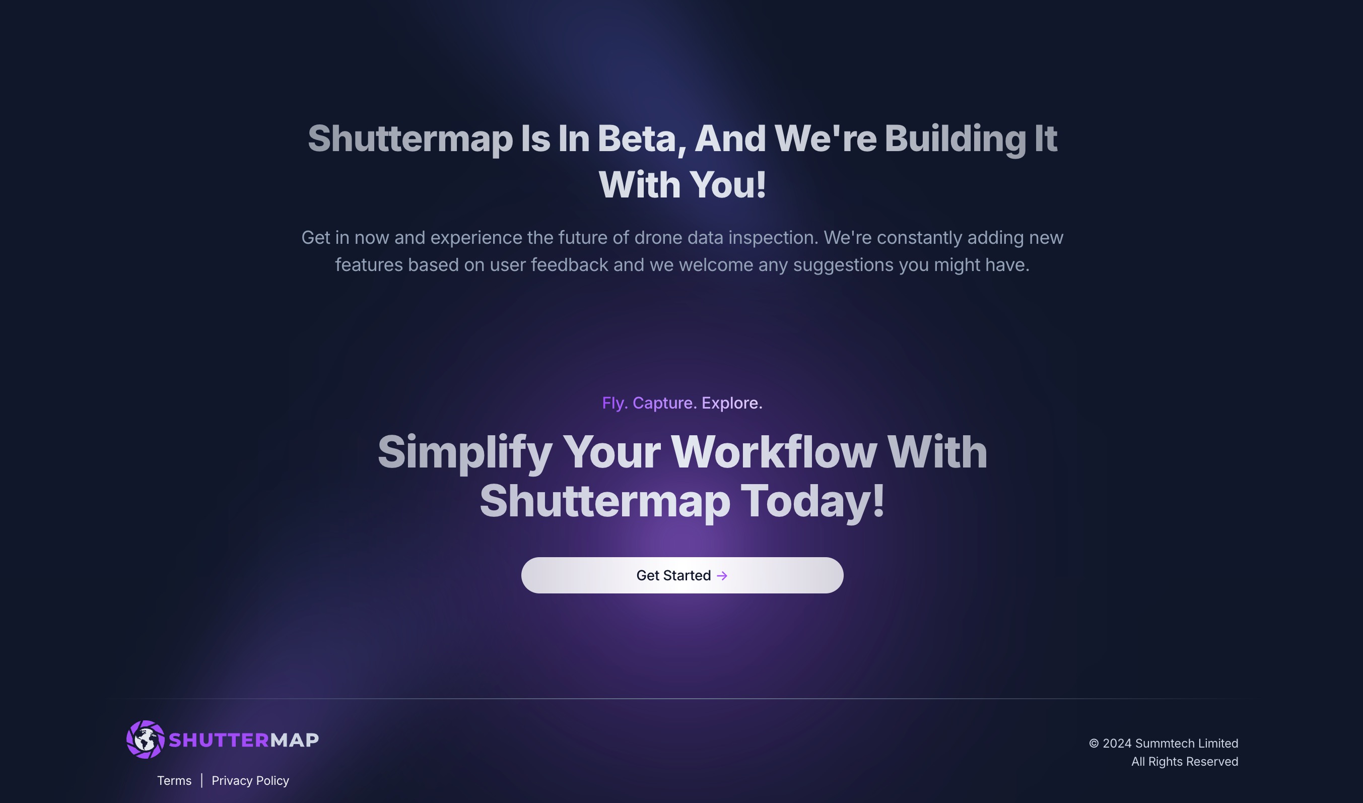 Shuttermap CTA section